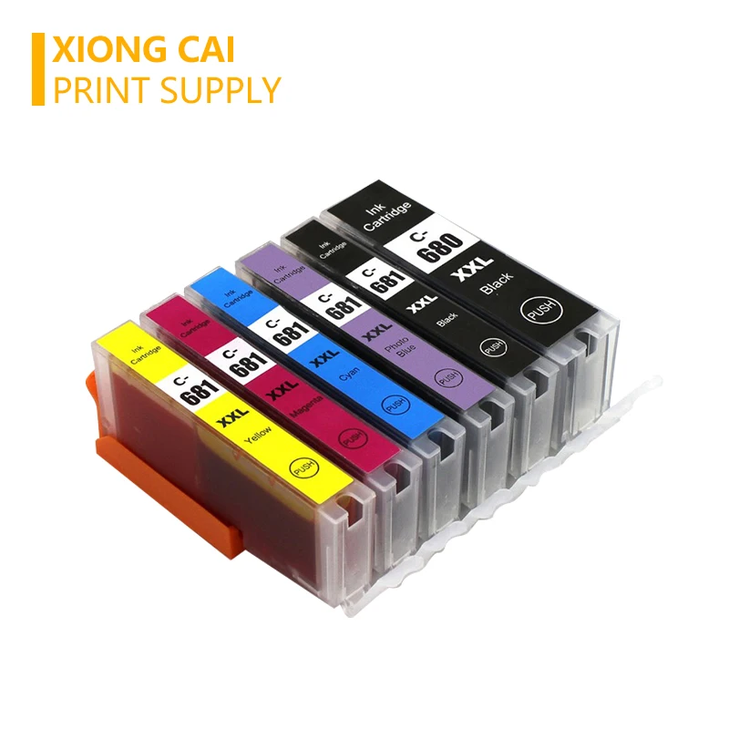 Картридж совместимый с PGI-680 CLI-681 pgi680 cli681 для Canon PIXMA TR7560 TR8560 TS6160 TS8160 TS9160 | Компьютеры