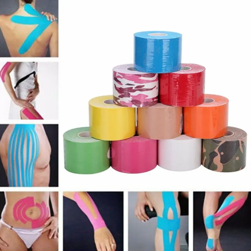 5 м * см кинезиологическая лента Атлетическая поддержка мышц Спортивная