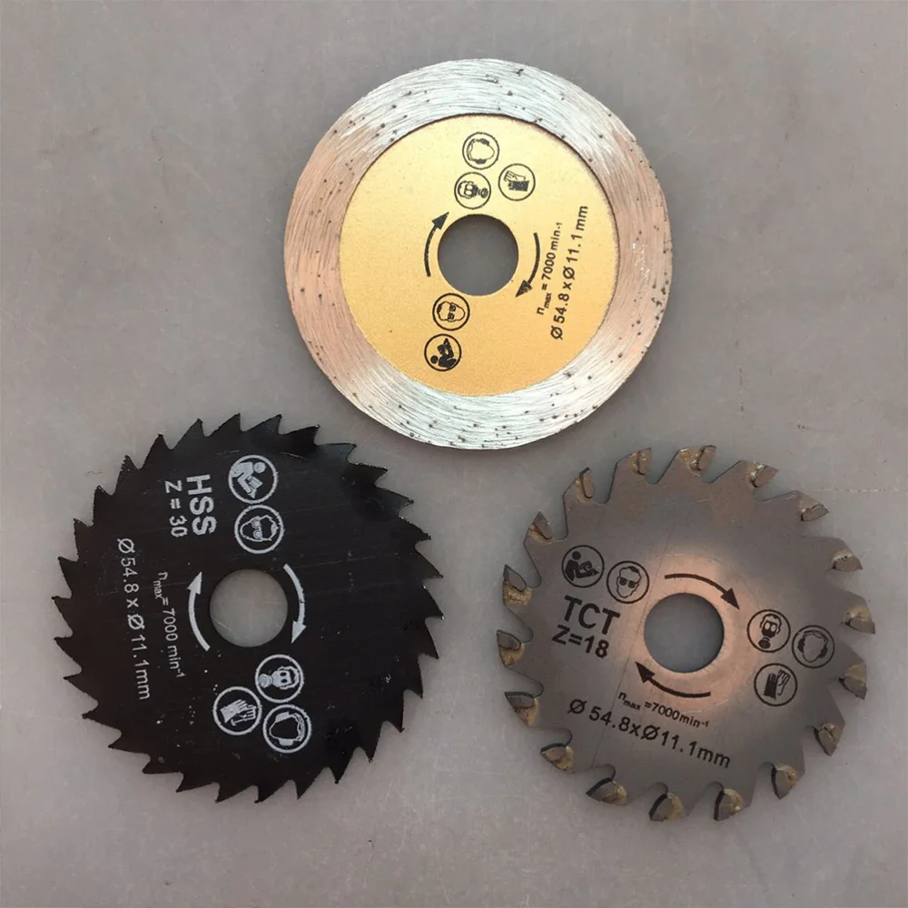 

3Pcs High Steel Mini Cutting Disk Grinding Cutting Discs with Connecting Rod