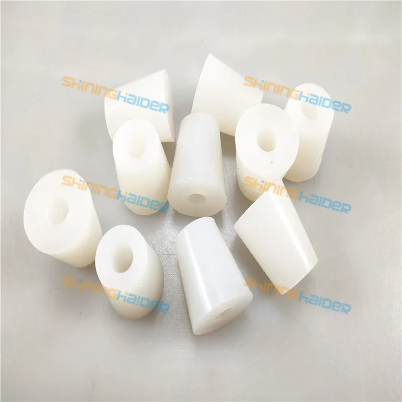 50 шт. диаметр нижней части 17 мм 23 с отверстием 8 пищевые силиконовые пробки