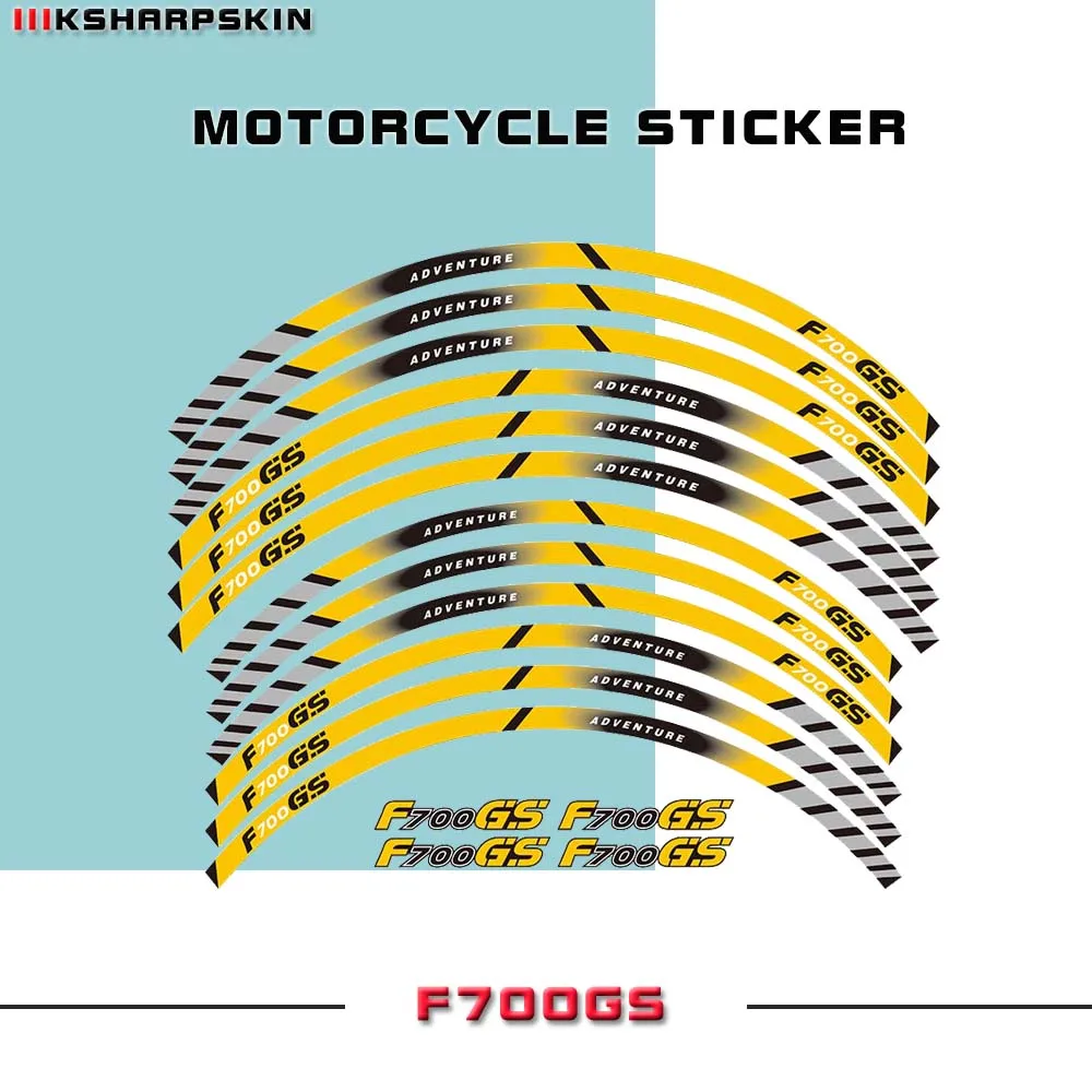 

Motorcycle reflective decorative waterproof color stickers for BMW F700GS