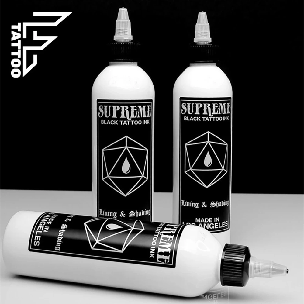 Перманентные черные чернила для татуировок 240 мл/бутылка инструмент боди-арта