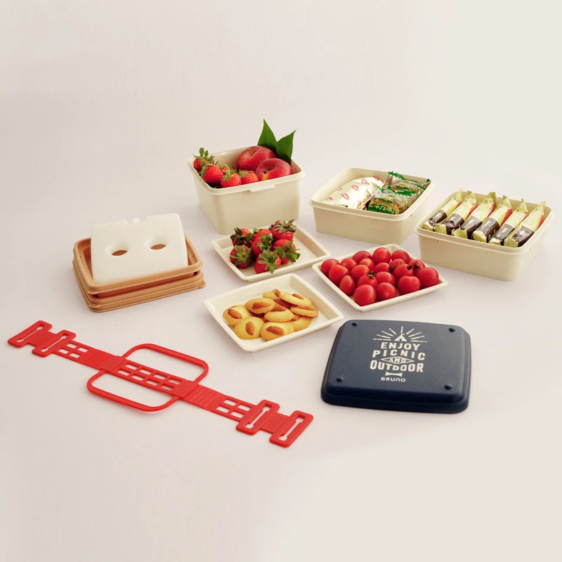 

Простой японский изоляционный многослойный комбинированный Ланч-бокс для микроволновой печи коробка для здорового питания контейнер для ...