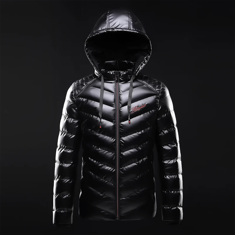 

2019 Korean Casual Mens Winter Jacket Short Cotton Padded Hooded Jackets Thickening Warm Parka Coat Men casaco masculino Thick