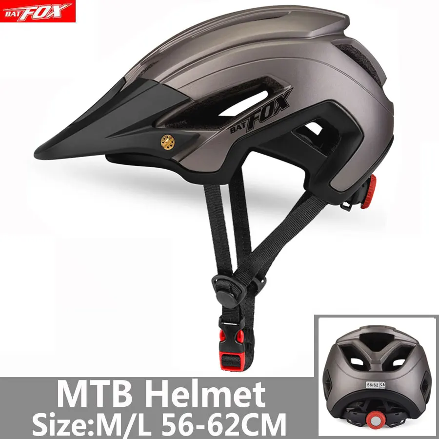 BATFOX Bicycle Helmet women men Adult helmet fox mtb Intergrally-molded casco ciclismo fiets helm capacete cycling bike helmet