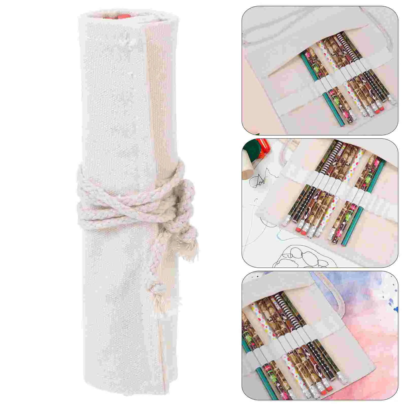 

1 шт., объемная сумка для карандашей, изысканная вместительная сумка-рулон для карандашей (как показано)