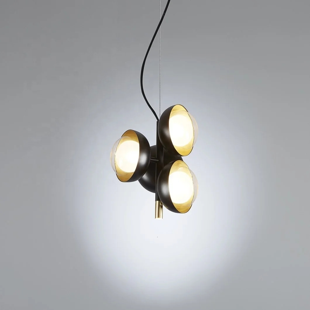 Современный стеклянный подвесной светильник в скандинавском стиле для столовой