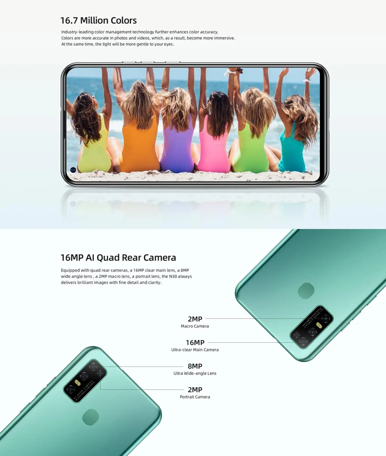 DOOGEE N30 смартфон с 5 5-дюймовым дисплеем четырёхъядерным процессором MTK6762V ОЗУ 4 Гб