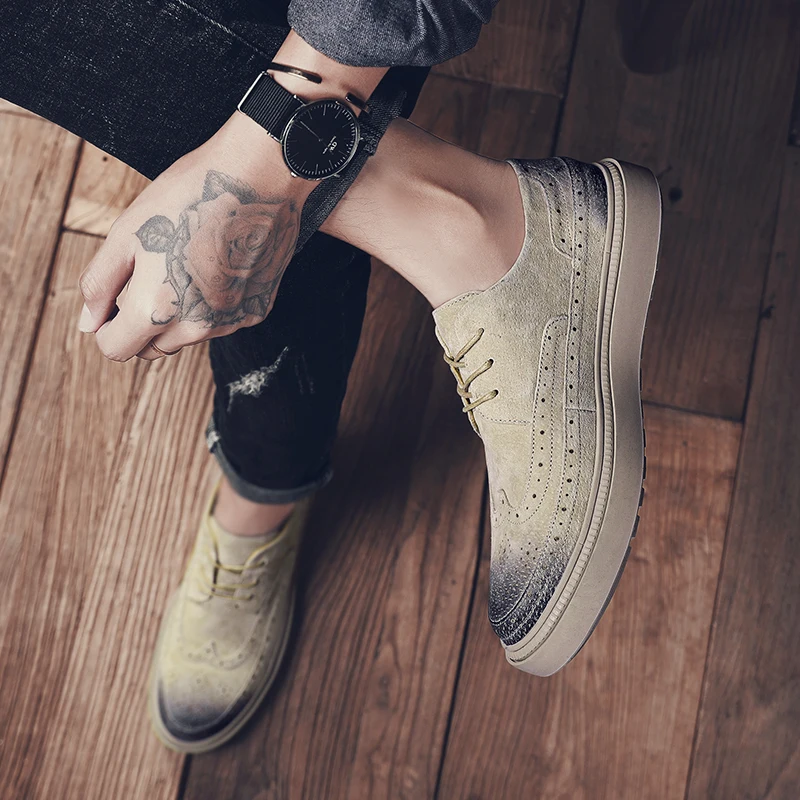 Итальянские модные кроссовки роскошные мужские повседневные туфли замшевые