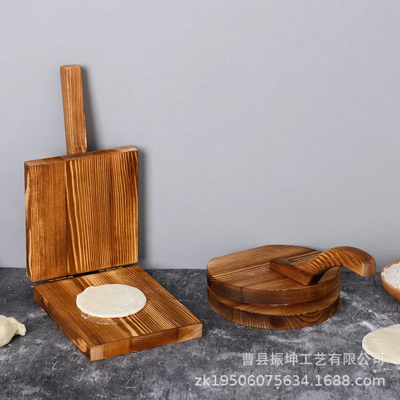 

skin pressing plate wooden rice cake skin tool pressing device winter solstice dumpling skin mold pine pressing plate household