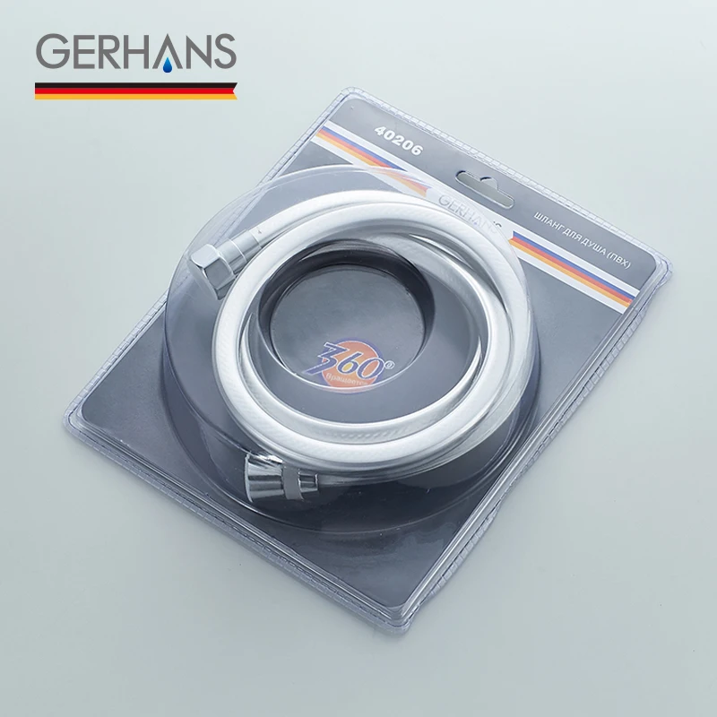 GERHANS Accessories K40206 ПВХ Шланг квадратный Упаковка: блистер|Водопроводные шланги| |