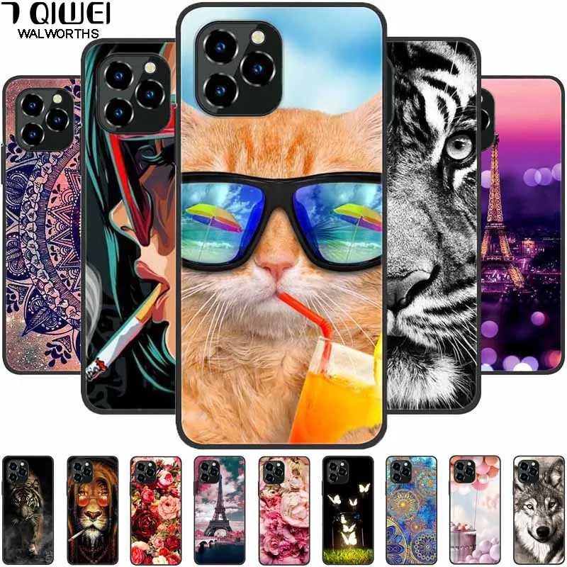 

For OUKITEL C21 Pro Case Phone Cover Soft Silicone Funda for OUKITELC21 C 21 TPU Back Covers Protective C21Pro Cute Cartoon Para
