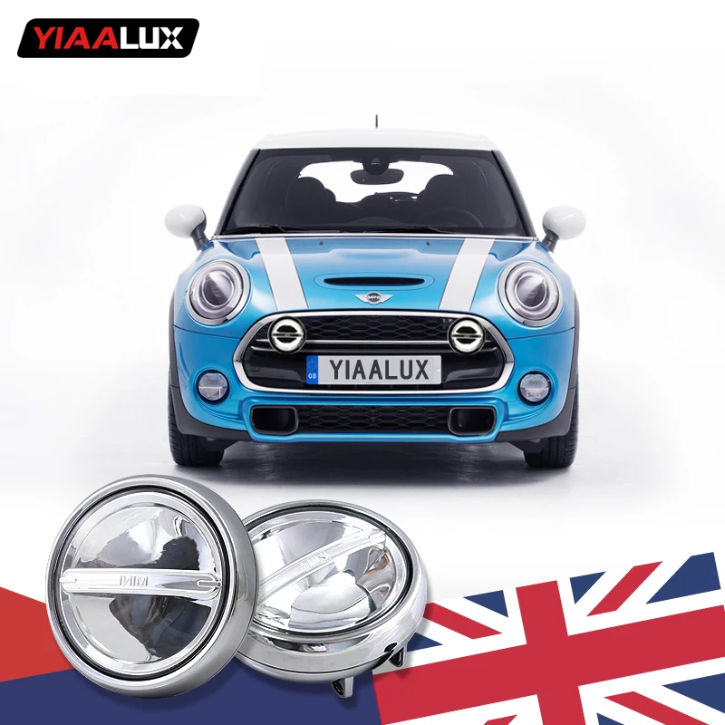 Хромированная отделка светодиодный фонарь для ралли MINI Cooper передний бампер
