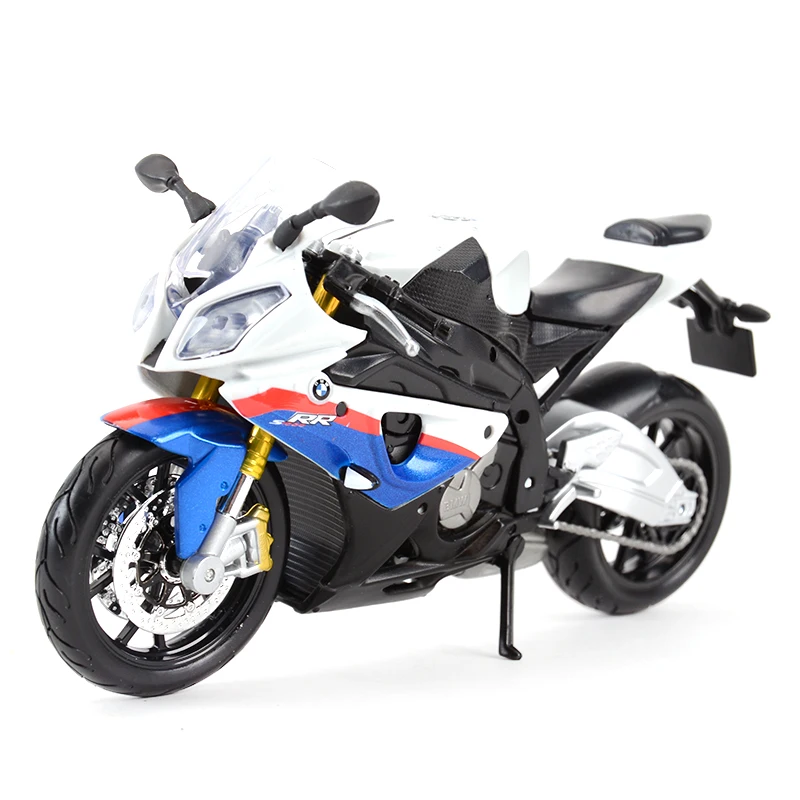 S 1000 RR Maisto 1:12 R nineT Scermber R1200GS Ninja H2R 1199 1290 Super Duke R S1000RR Z900RS YZF-R1 литой под давлением сплав модель мотоцикла Игрушка - Цвет: S 1000 RR