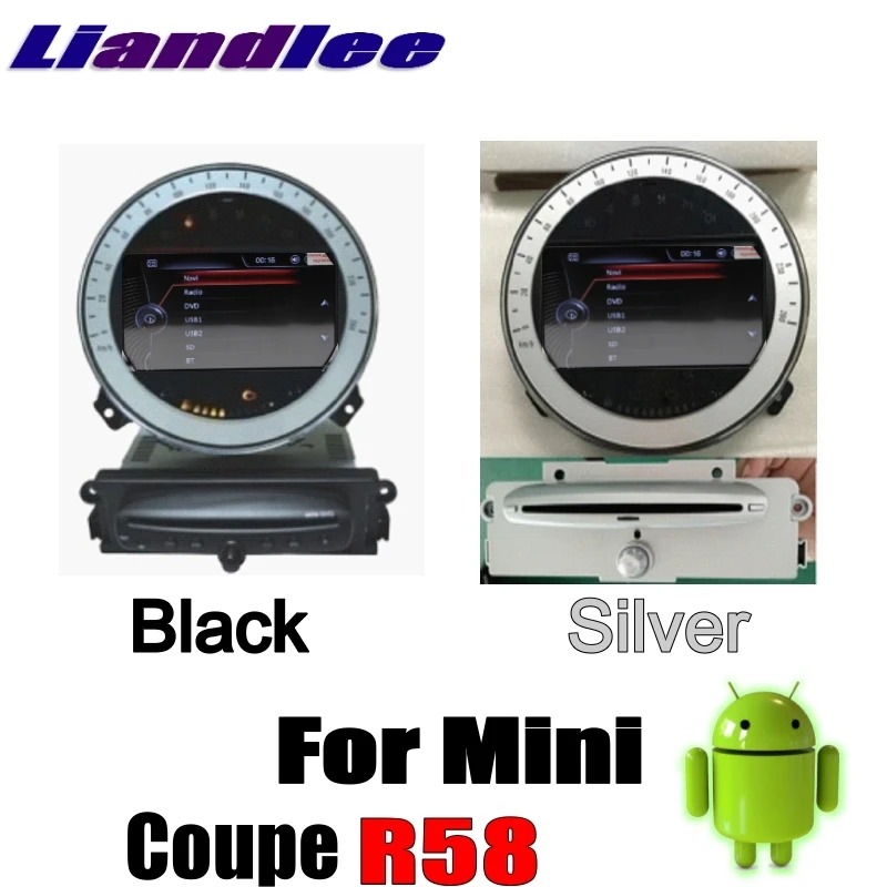 Для Mini Coupe R58 2012 ~ 2017 Liandlee Android без DVD плеера Автомобильный мультимедийный навигатор