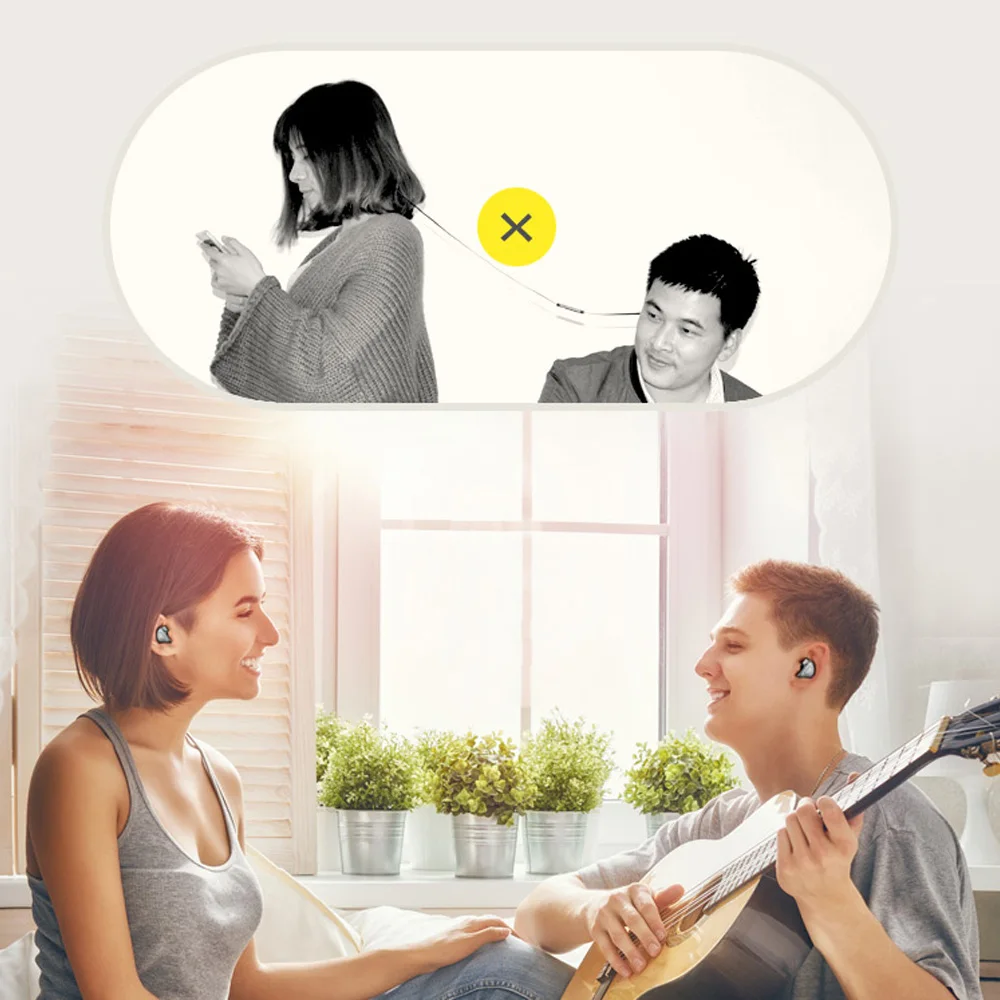 Беспроводные Bluetooth наушники спортивные водонепроницаемые беспроводные с