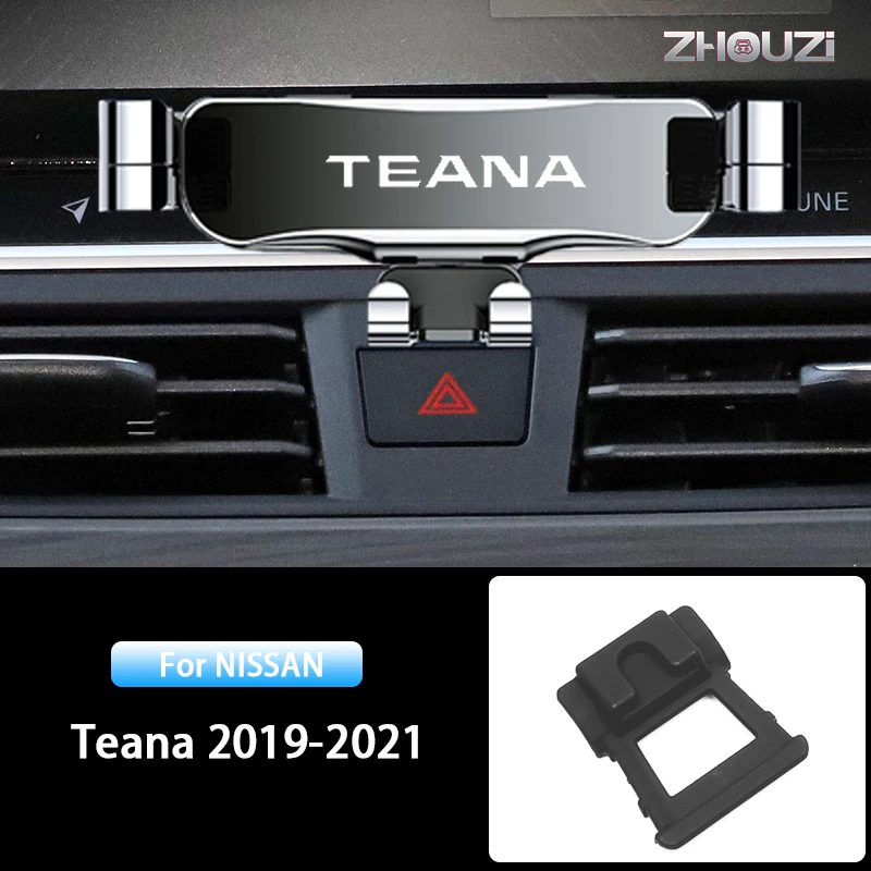 

Car Mobile Phone Holder Air Vent Stand GPS Gravity Navigation Bracket For Nissan Teana J34 2019 2020 2021 Car Accessories