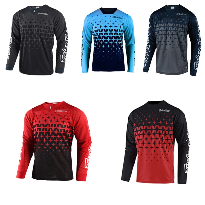 

2021 Endurance Bike T-shirt Mountain Downhill Bike Long Sleeve Racing Jersey DH Mountain Bike Off-Road Cycling Jersey Wholesale
