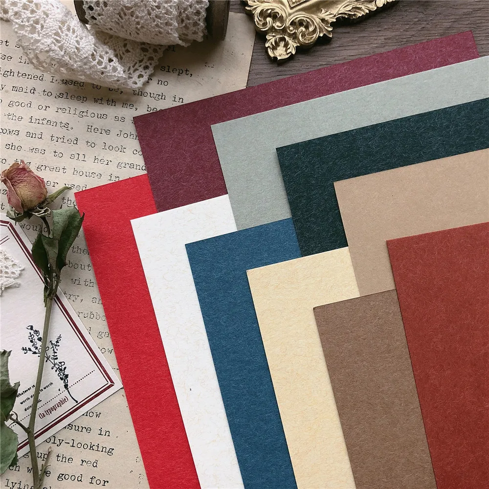 50 листов Ретро Цветочный материал бумага декоративный Журнал альбом-ежедневник