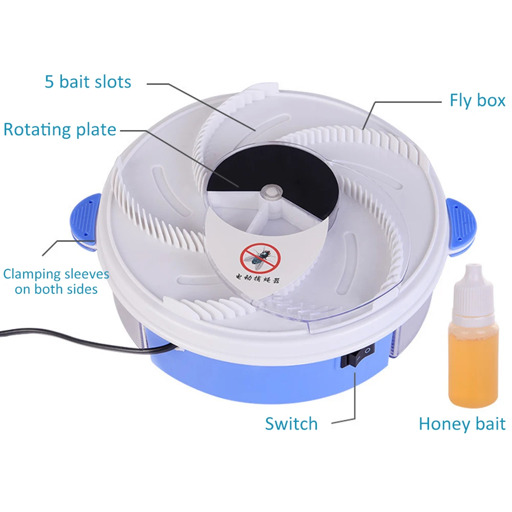 

Summer USB Automatic Flycatcher Rotary Electric Mosquito and Insect Control Catcher Suitable for Family/Hotel/Restaurant/farm