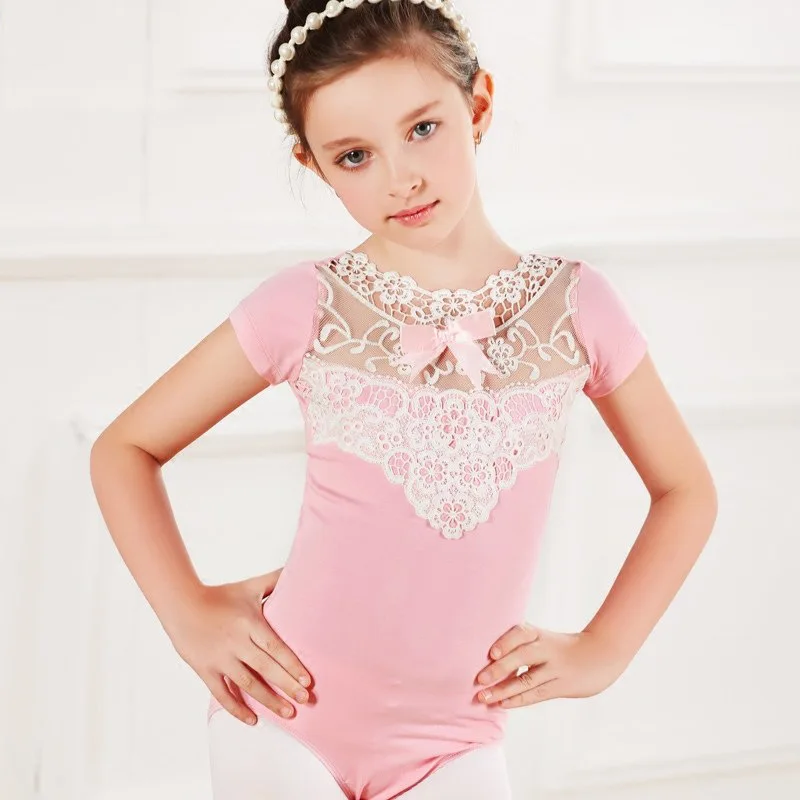

Children Short Sleeve Gymnastics Dance Clothes Practice Clothes Performance Clothes