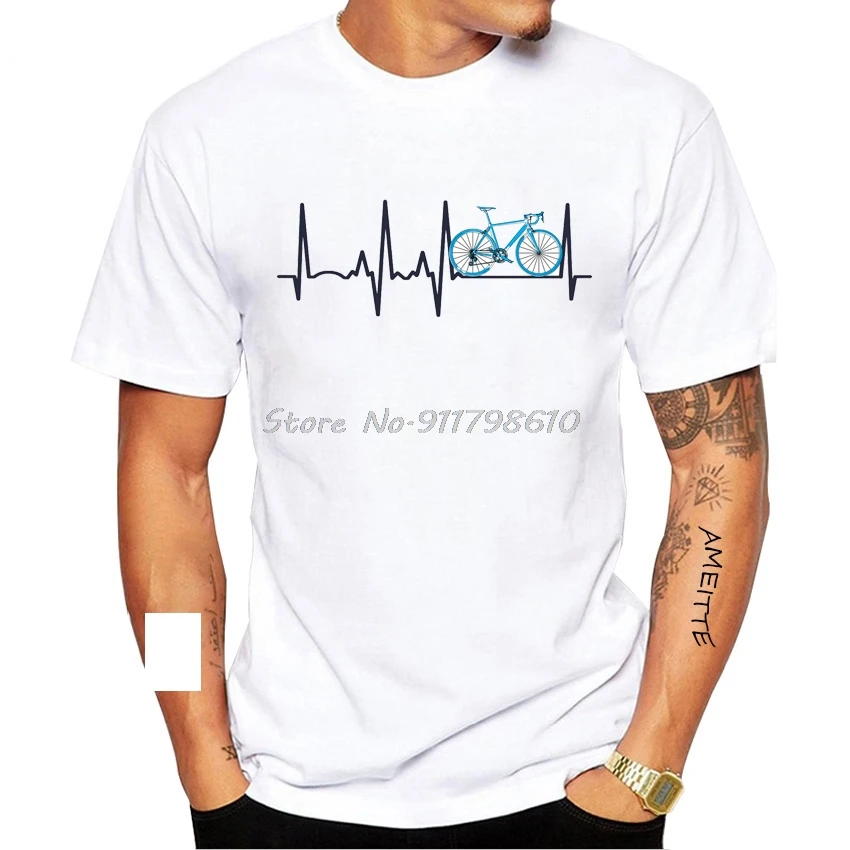 Футболка мужская с коротким рукавом велосипедный топ фиксированным механизмом