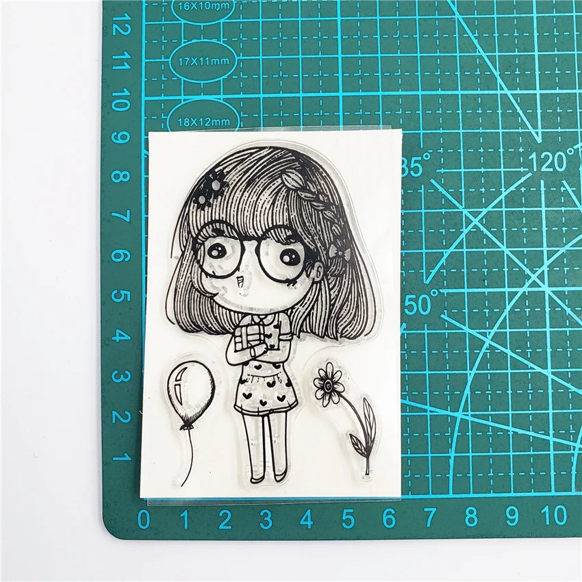 Горячая Распродажа прозрачные штампы для девочек/силиконовые уплотнения