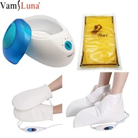 2 2l wax warmer paraffin heater paraffin therapy spa for hands and feet wax hair removal heated electrical booties and glove
