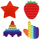 Игрушки-антистресс Популярные пузырьки популярные игрушки антистресс для взрослых мягкие сжимаемые антистрессовые подарочные антистрессовые поп ит