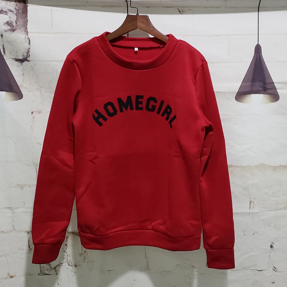 

Plus Size Hoodies Women 5xl Long Sleeve Poleron Mujer 2021 Text Sweatshirt Home Girl Letter Print Hoodie Cute Pullover Hoodie