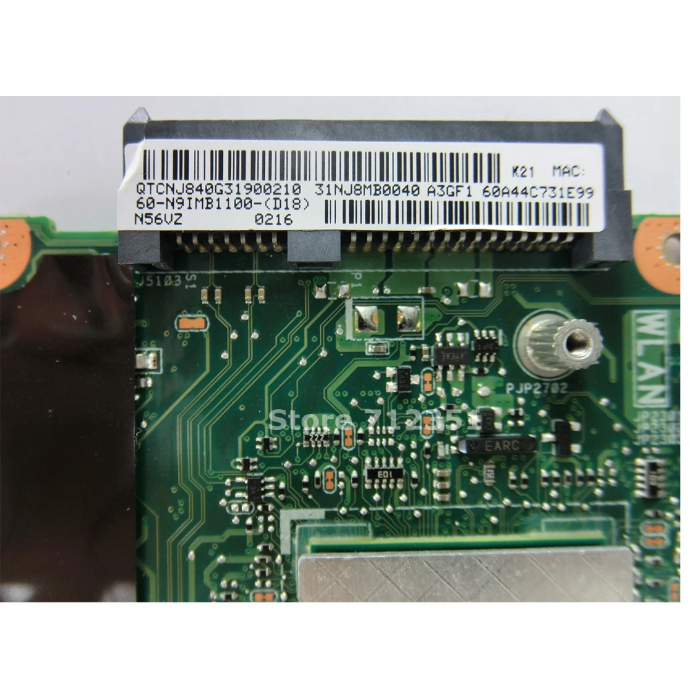 N56VZ материнская плата GT650M 2 Гб HM76 REV 3 для ASUS N56V N56VM N56VV N56VJ N56VB ноутбука 100%
