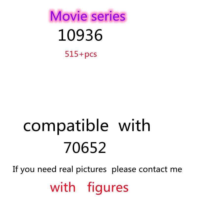 

515pcs 10936 Building Block Toy Movie Series 70652 Assembled Building Block Children's Toy Gifts
