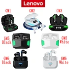 Беспроводные наушники Lenovo GM1 GM2 GM3 GM5 GM6 Bluetooth 5,0, TWS наушники, Спортивная шумоподавляющая игровая гарнитура с микрофоном, наушники