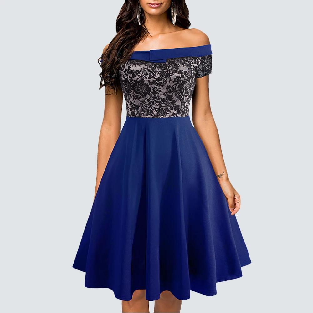 Женское сексуальное платье с открытыми плечами футляр Повседневные Вечерние