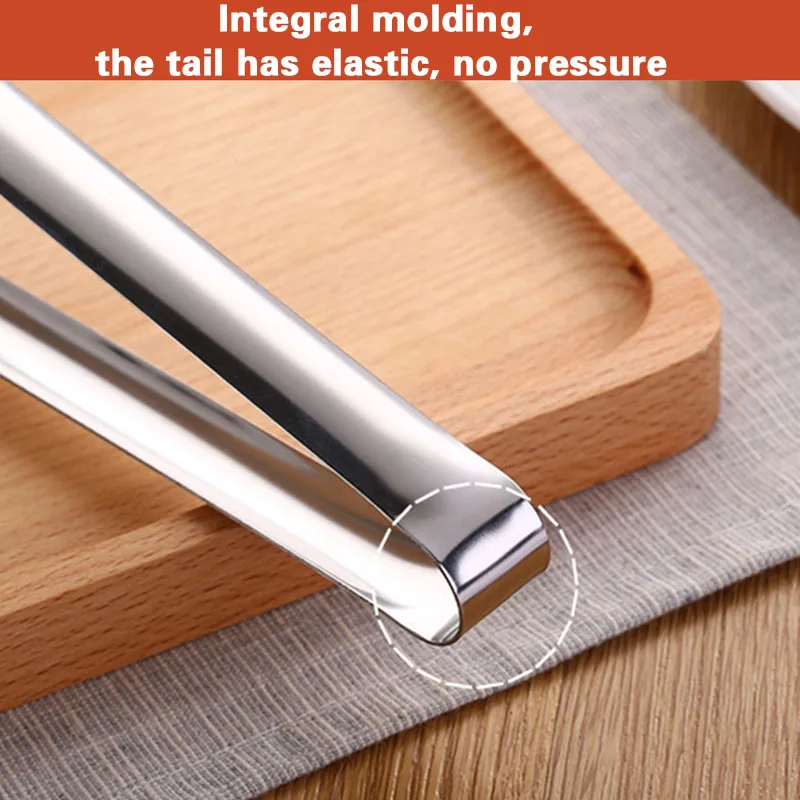 Щипцы для пищи из нержавеющей стали зажим хлеба барбекю кухня приготовления