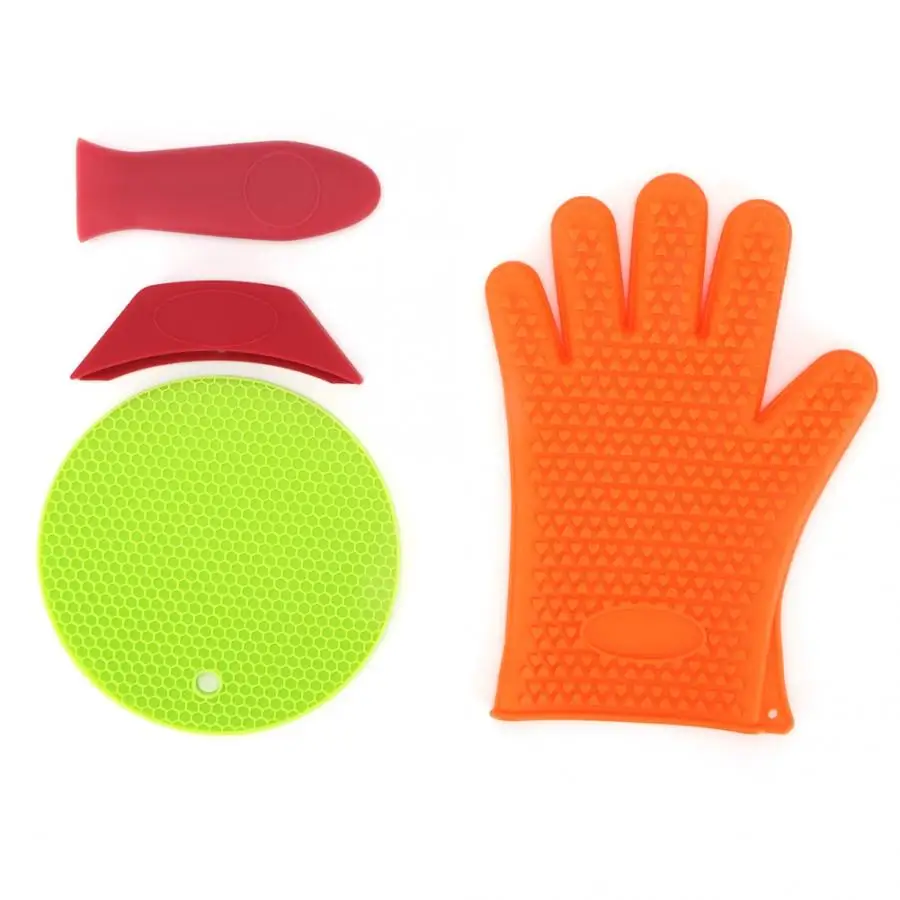 Аксессуары для кухни 4 шт./компл. Бытовая Кухня утолщенные анти скальдинг