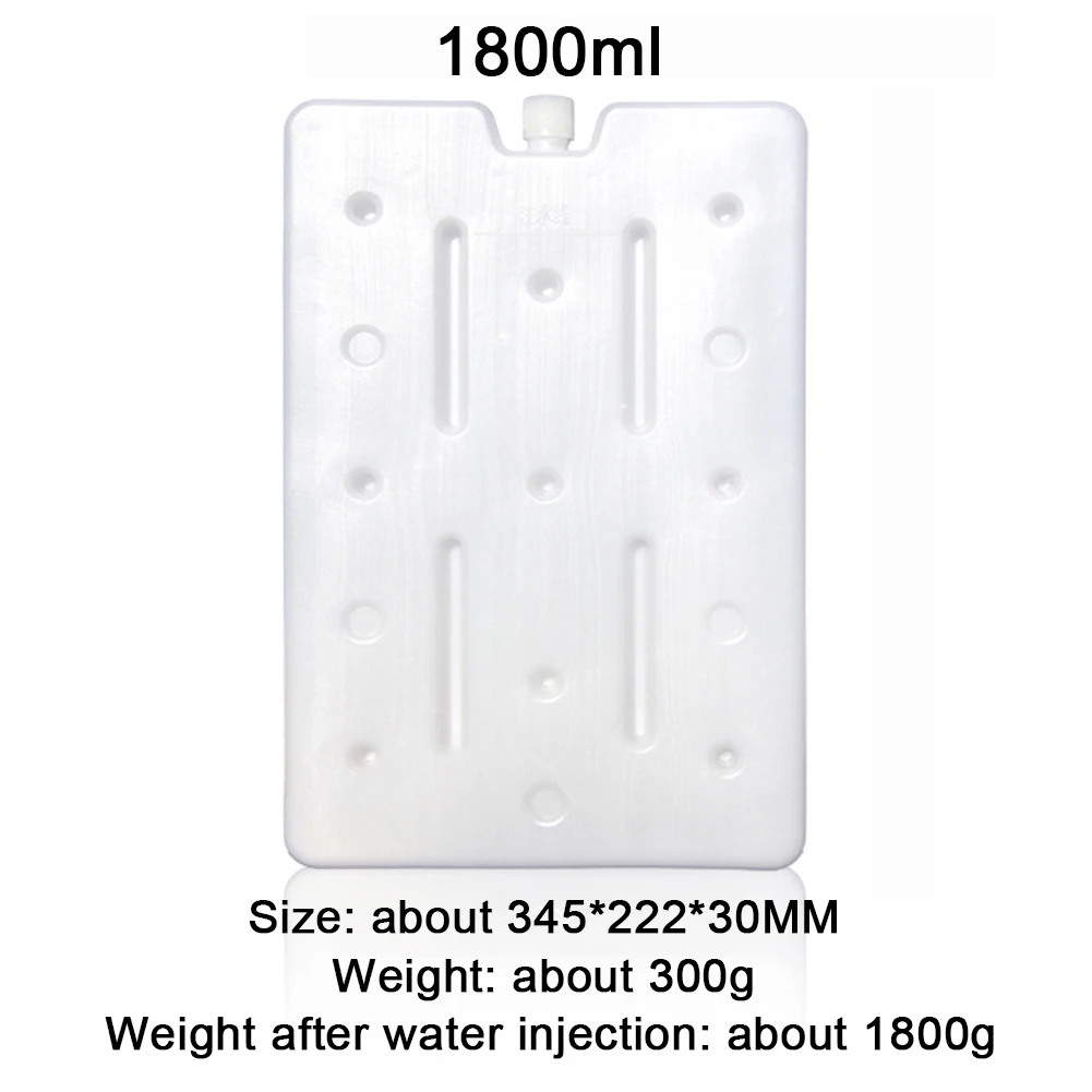 

New 600-1800ml Gel Freezer Reusable Ice Blocks Cooler Water Injection Bag Picnic Travel Lunch Box Fresh Food Storage Container