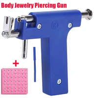 body jewelry piercing gun with ear stud tools ear nose navel belly piercing tool disposable sterile gun with 98pcs ear studs kit