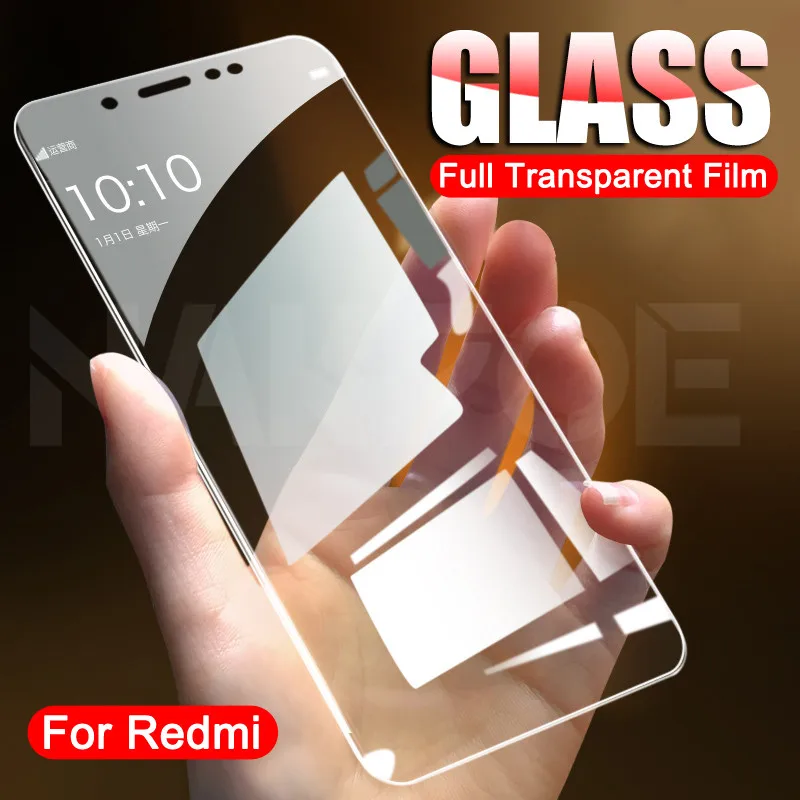 protective glass on the for xiaomi redmi 5 plus 5a k20 k30 s2 tempered screen protector redmi 6 6a note 6 5 5a pro glass film free global shipping