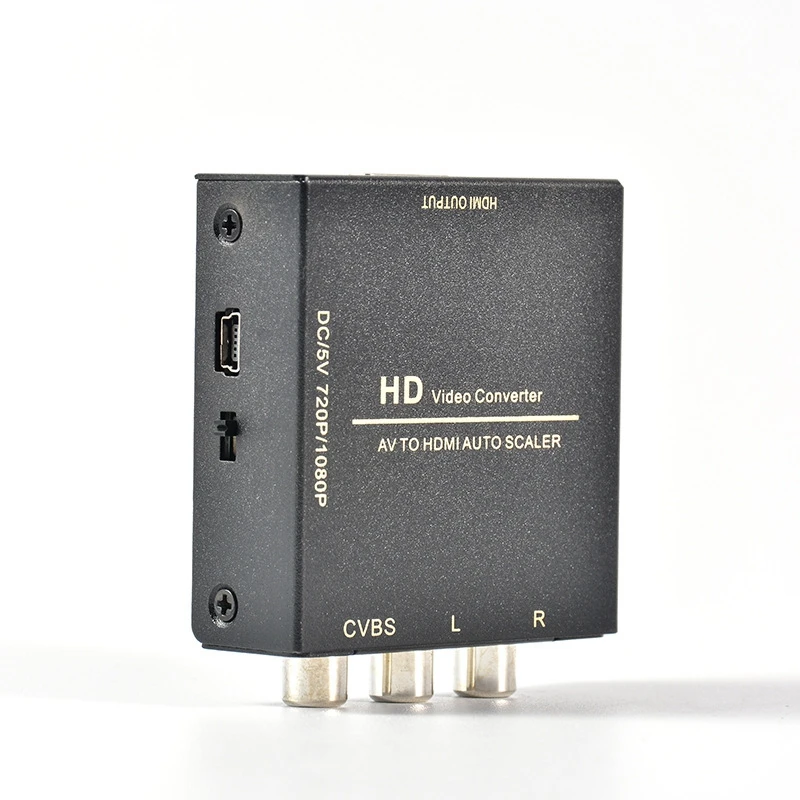 Адаптер AV-HDMI преобразователь RCA-HDMI HD для ПК // PS4/PS3/TV/STB/VHS/VCR/Camcorder/DVD 1080P |