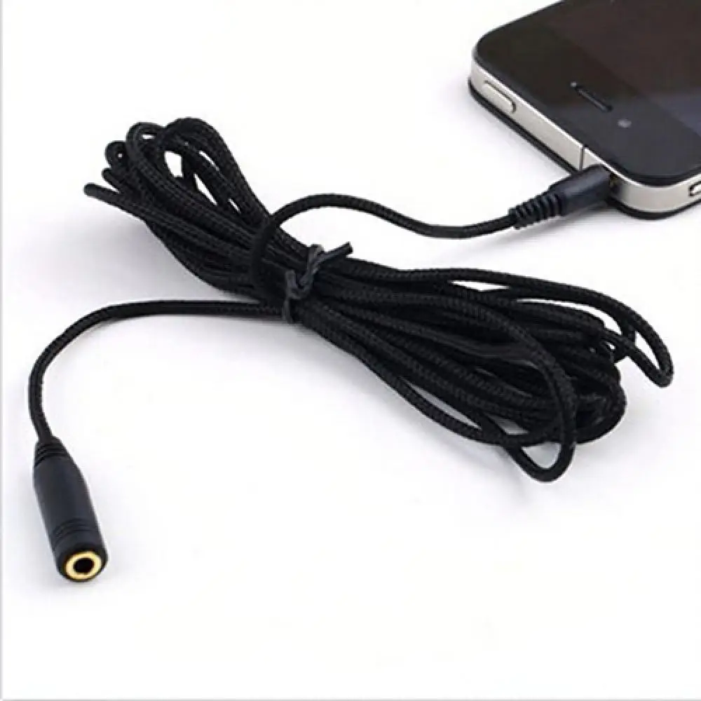 

10ft Jack 3.5mm Earphone Extension Cable Female to Male F/M Headphone Stereo Audio Cable AUX Cord for Speaker Phone MP3