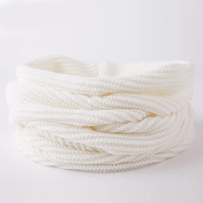 Унисекс толстый теплый шарф из чистой шерсти Круглый для мужчин и женщин Осень