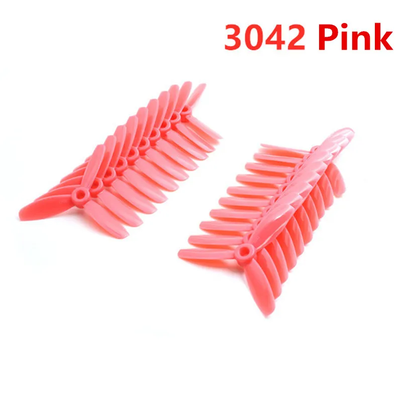 10 пар GEPRC 5040 V2/3042 5 дюймов/3x4,2 дюймов CW CCW 3 Лопасти пропеллеры для модели радиоуправляемых квадрокоптеров игрушки Запасные части DIY Accs - Цвет: 3042 Pink