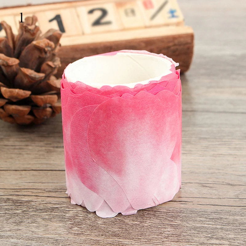 

Petals Sakura Washi Tape Petals Stickers Hand Account Tape Home Decoration Stickers 3D Flowers Tapes DIY Colorful Leaves Sticker