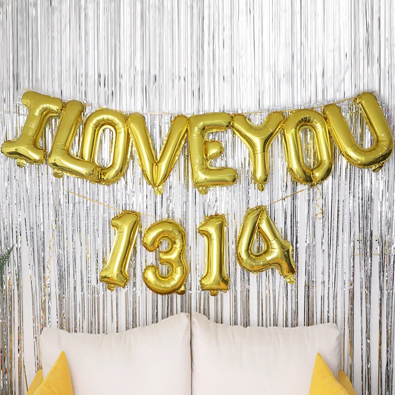 Декоративные шары для дня рождения воздушные gonflable ballon anniversaire фольга номер balony