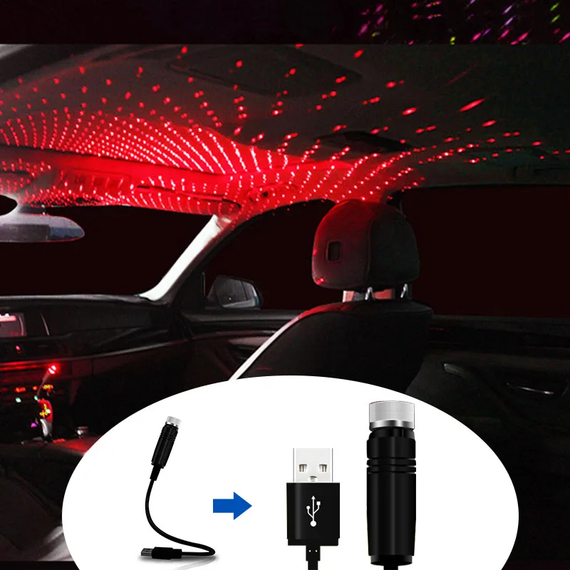 Универсальные светодиодные ночные светильники на крышу автомобиля лампа с