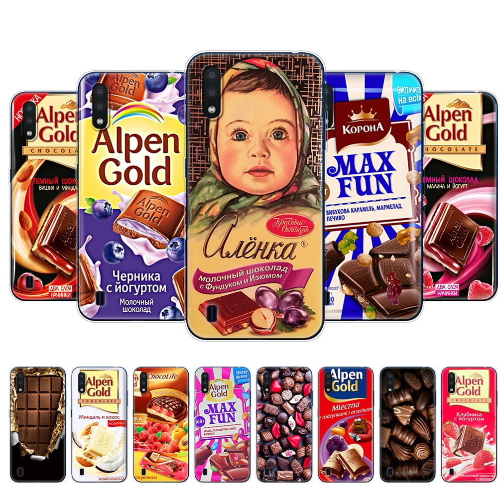 Чехол для samsung galaxy M01 M11 M21 M31 M31S M51 силиконовый чехол телефона alenka bar wonka chocolate |