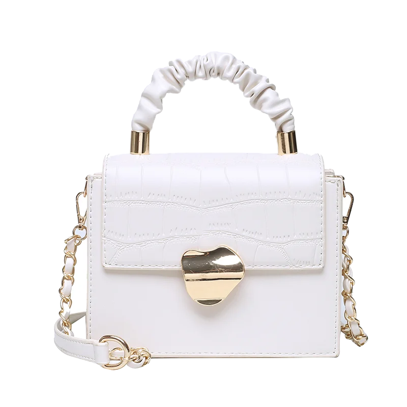 

AXUKES Stone Pattern Solid Color PU Leather Crossbody Bags For Women 2020 Summer Elegant Shoulder Handbags and Purses Mini Tote