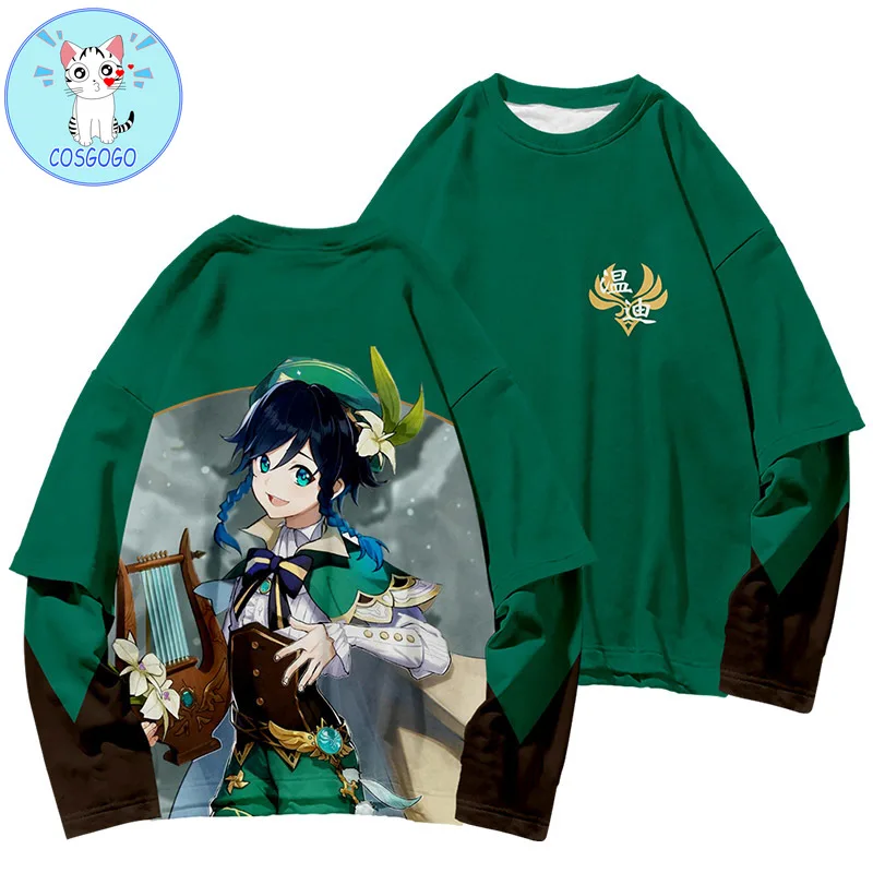 Флисовый костюм для косплея Genshin Impact Klee разбавленный Keqing Qiqi Venti Paimon Fischl из двух