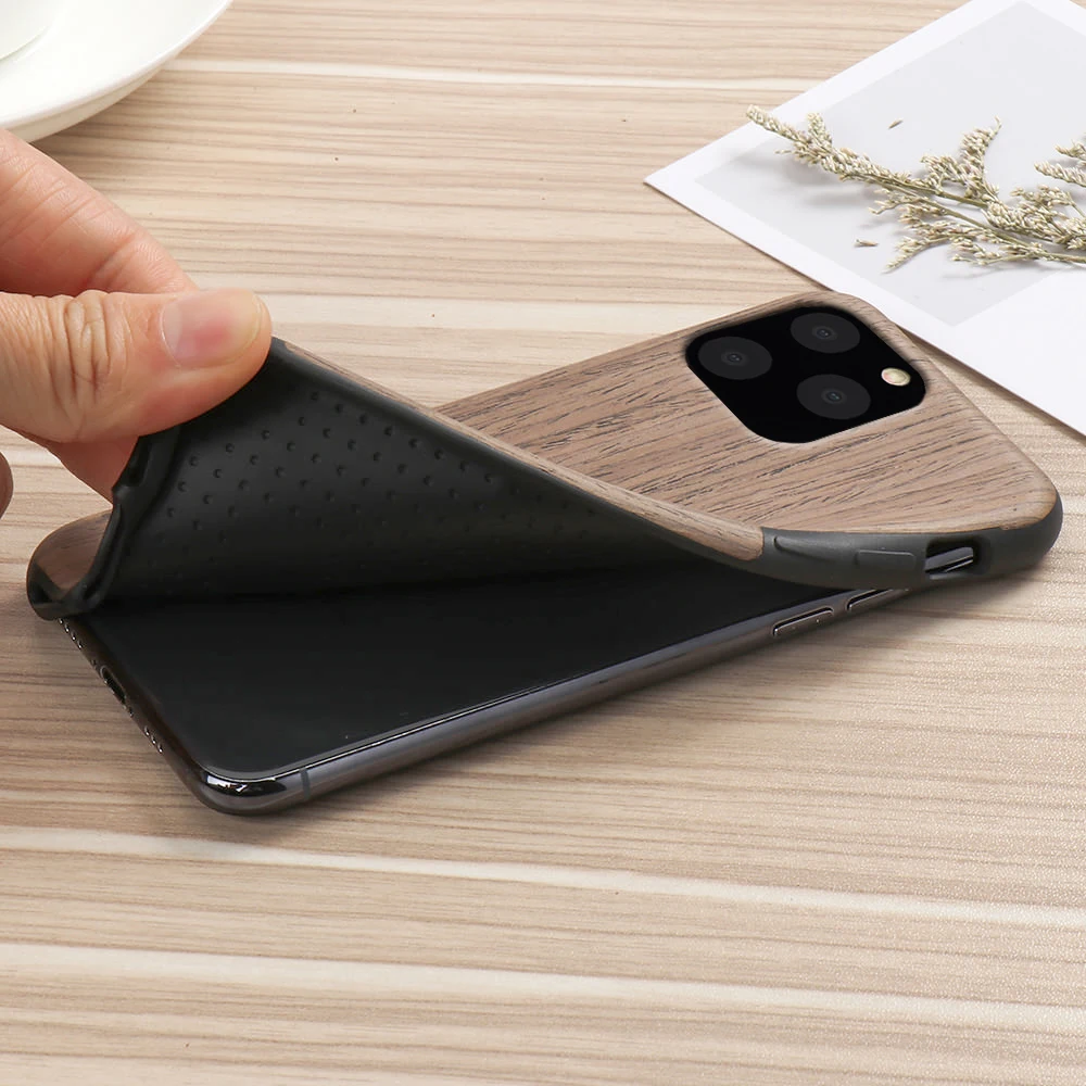 Чехол LAPOPNUT для Iphone 11 Pro Xs Max Xr X 7 8 Plus 6 6s 5 5S SE Apple Wood Grain гибкий силиконовый Гибридный Тонкий чехол из ТПУ